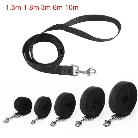 Long Nylon Pet Dog Leash 1.5m 3m 10m 30m