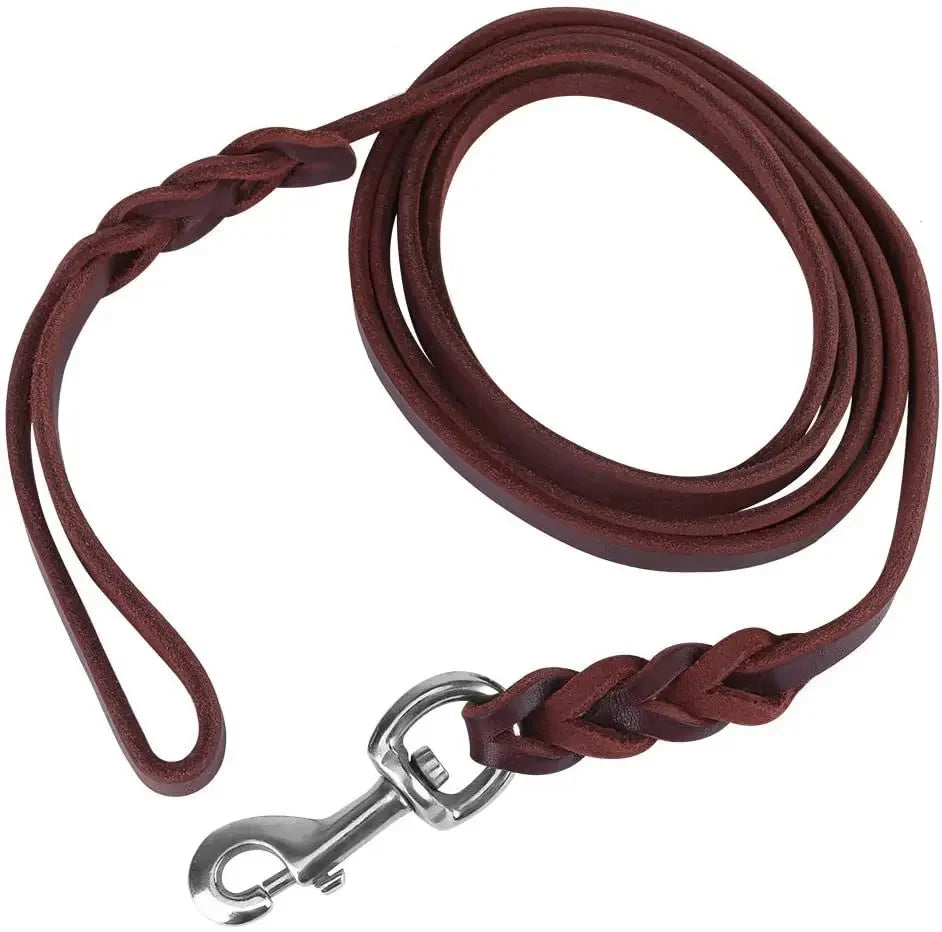Genuine Leather Dog Leash