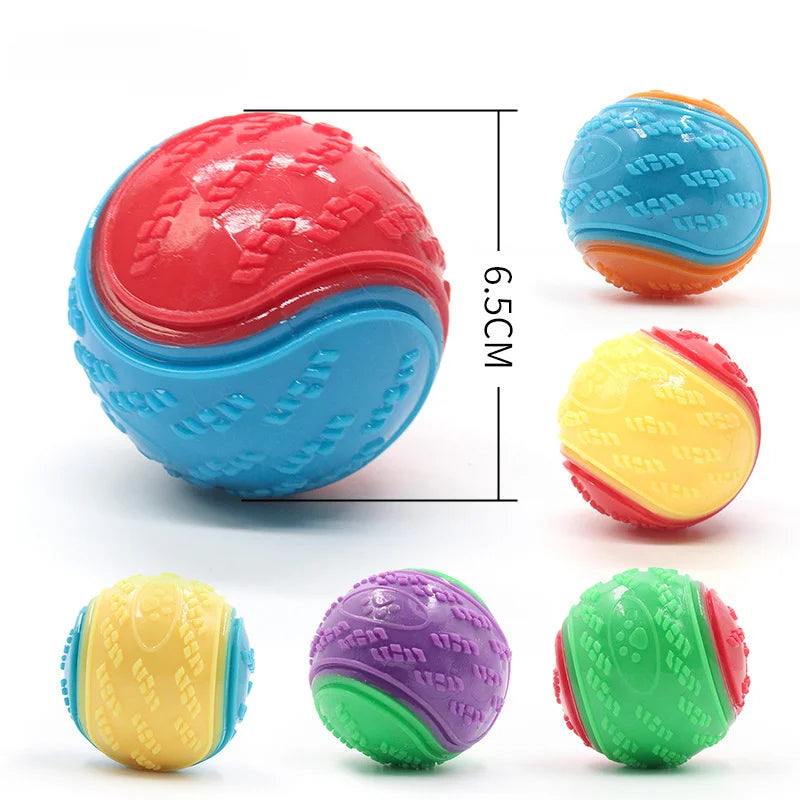 Bite Resistant Squeaky Dog Ball Toy