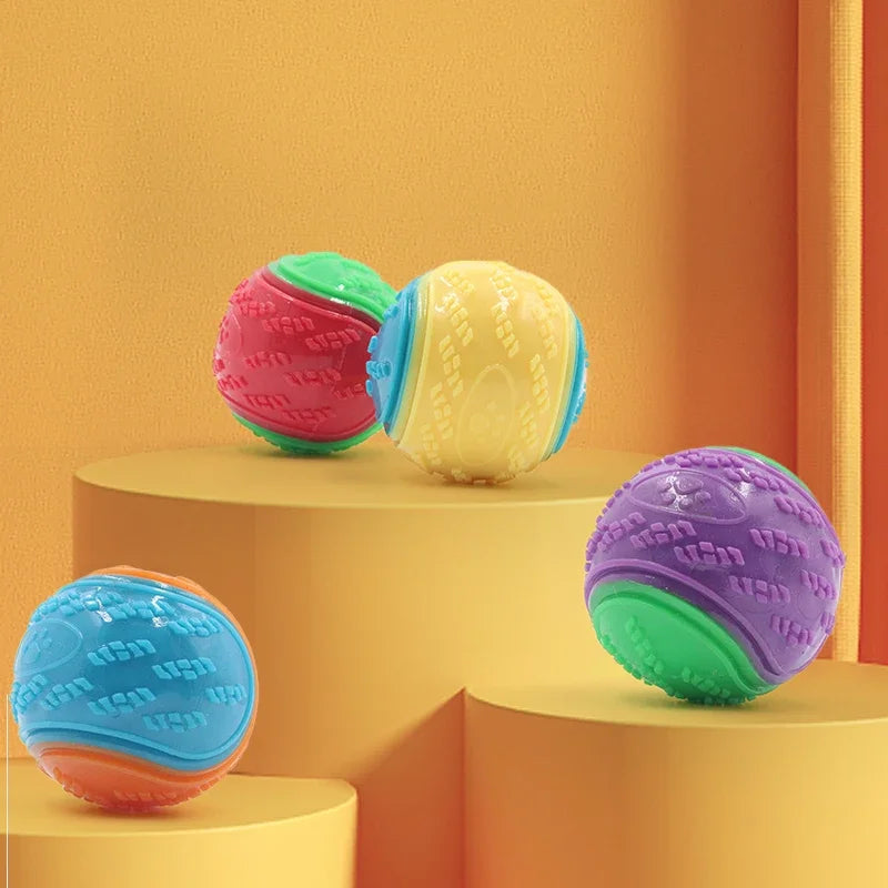 Bite Resistant Squeaky Dog Ball Toy